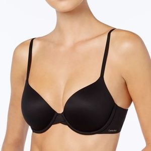 Calvin Klein Perfectly Fit Full Coverage T-Shirt Bra Black 38DD